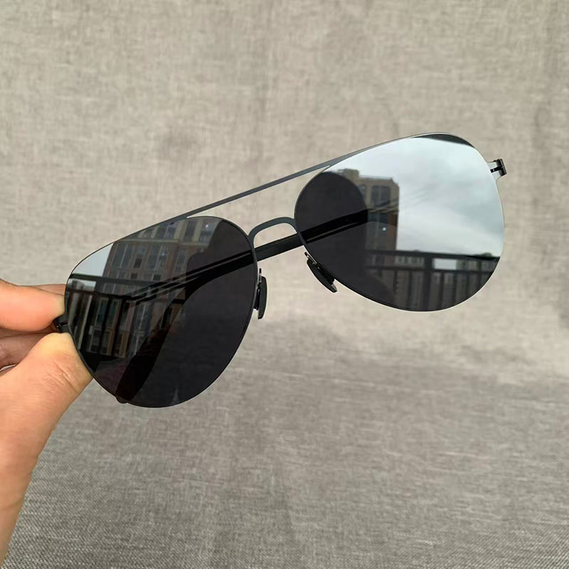 Sunglasses Aviator Polarized - Okulary przeciwsłoneczne męskie Pilot ze stali