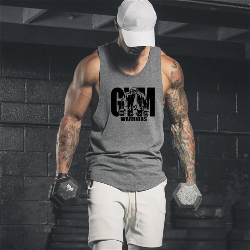 Tank Top Muscle - Letnia koszulka bez rękawów bawełniana oddychająca