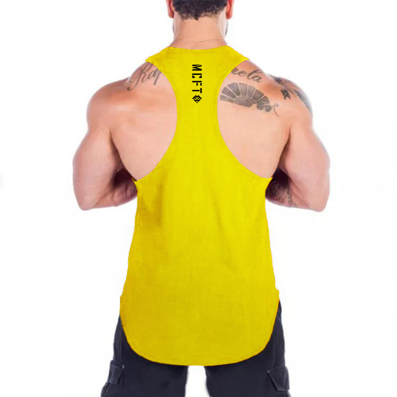 Tank Top Muscle - Letnia męska sportowa modna codzienna koszulka