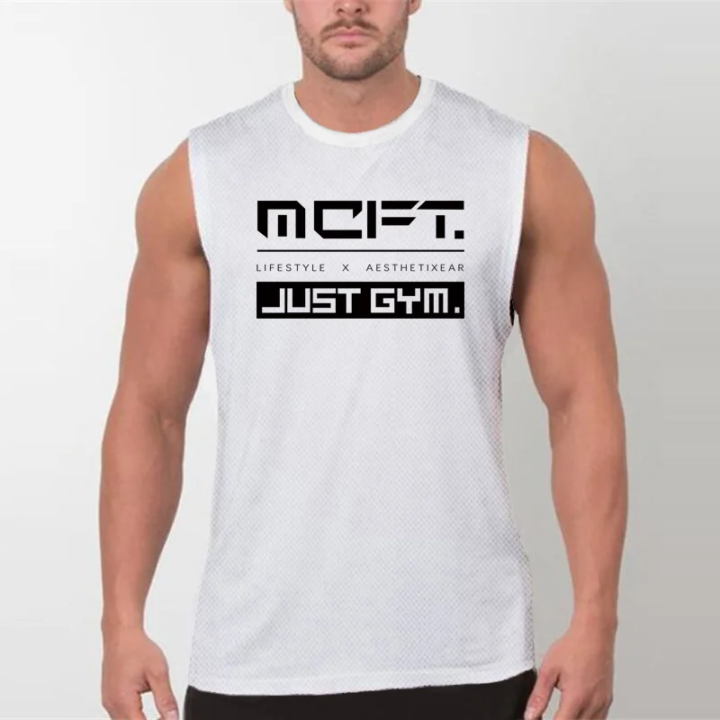 Męskie szybkoschnące siatkowe  – Tank Top Muscle recenzja i cena