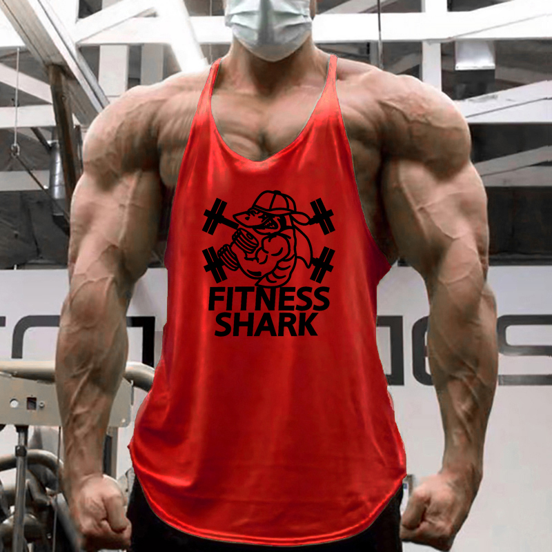 Męska bawełniana kamizelka do  – Tank Top Muscle recenzja i cena