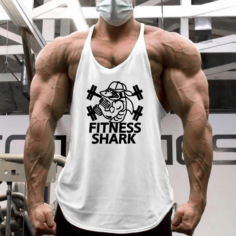 Męska bawełniana kamizelka do  – Tank Top Muscle recenzja i cena