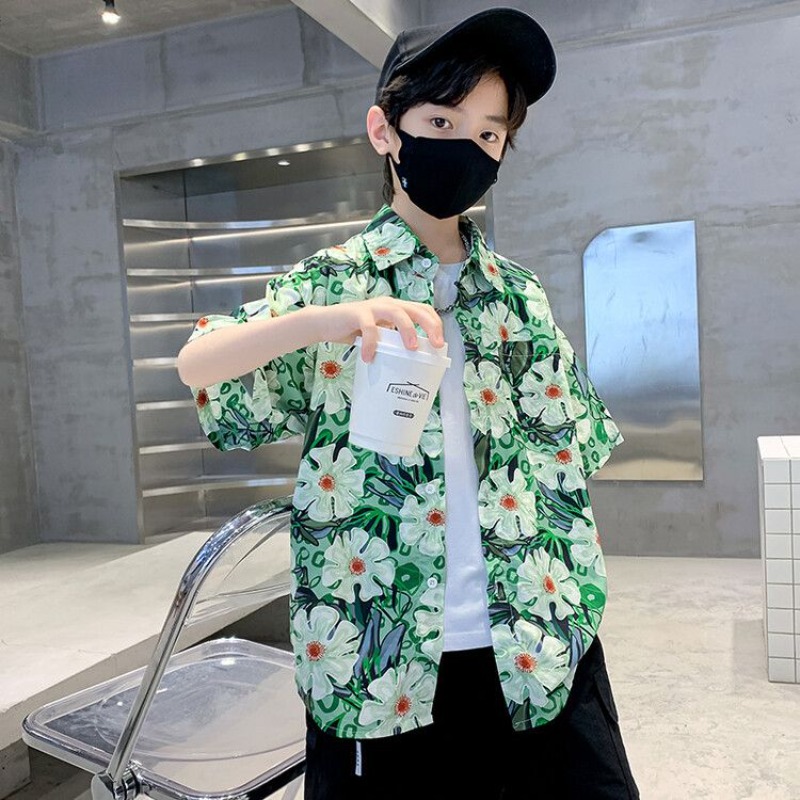 Chłopięcy zestaw letni: koszul – Resort Shirt Floral recenzja i cena