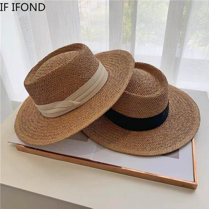Wiosna Lato Oddychające Słomko – Bucket Hat Straw recenzja i cena